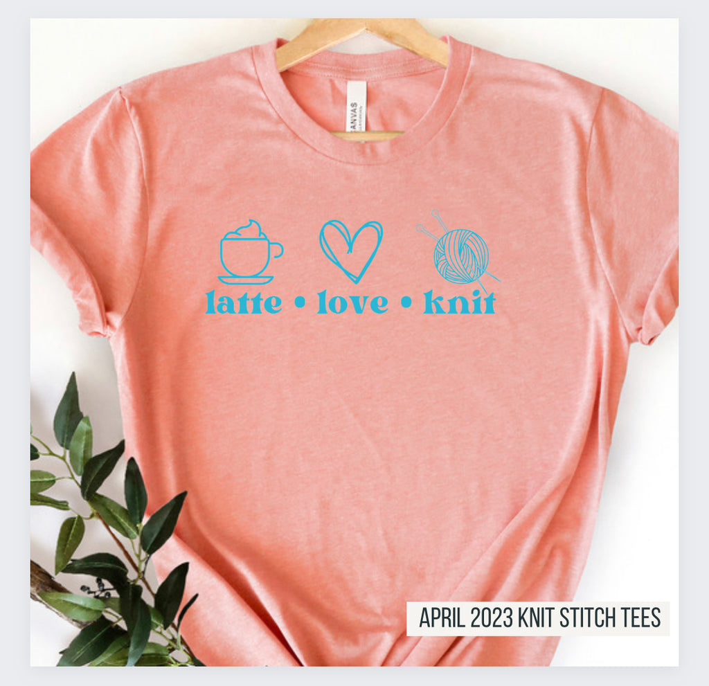 April 2023 Knit Stitch Tees: T-Shirts For Knitters