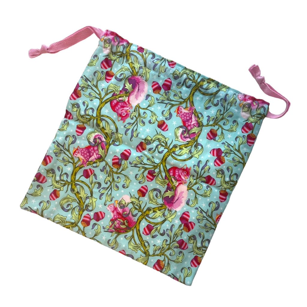 Tula Pink Fabric Oh, Nuts OOP Project Bag