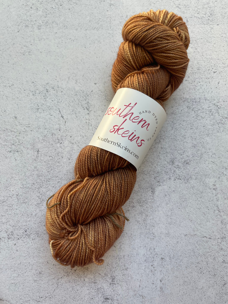 Pecan Dyed to Order (DTO) Yarn