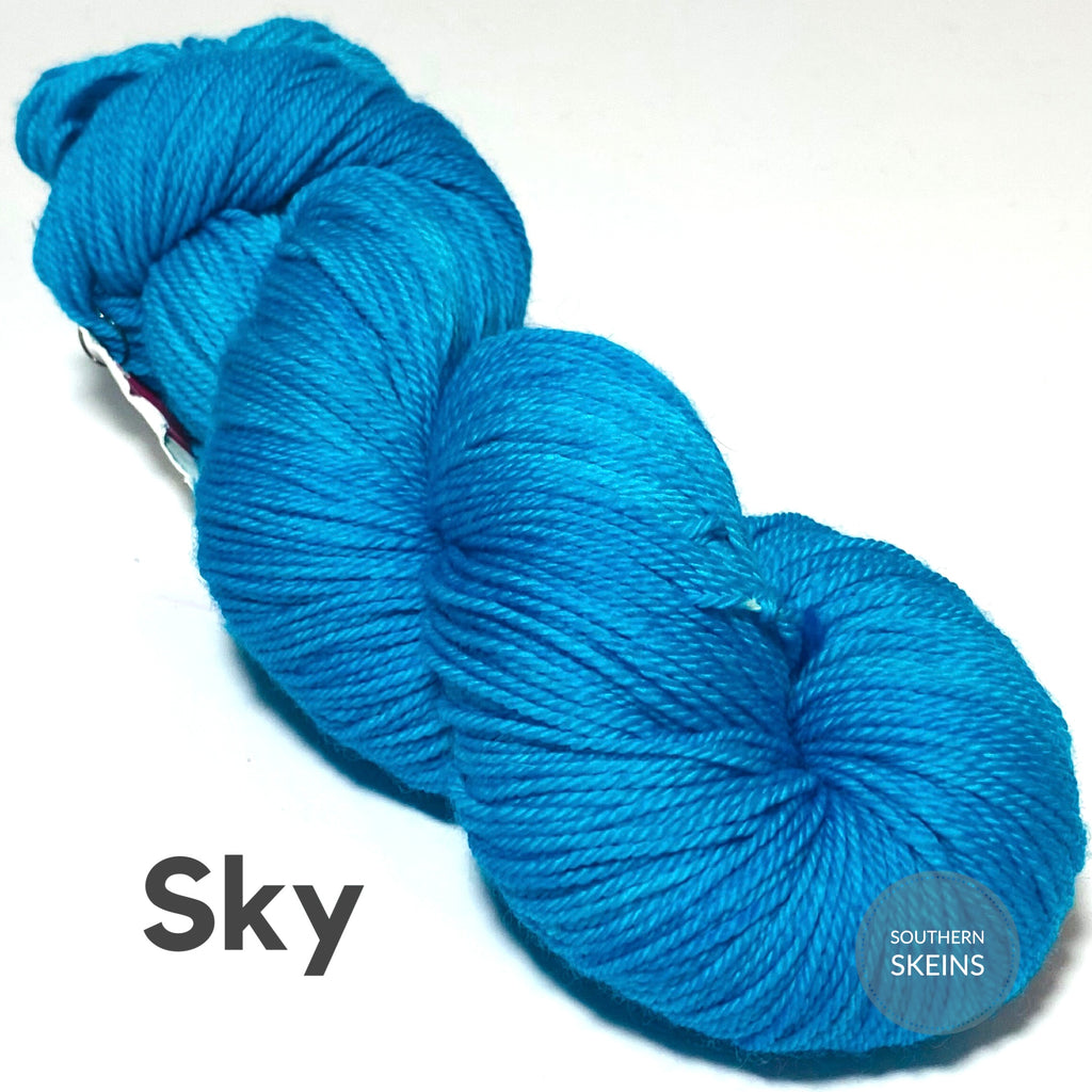 Sky Dyed to Order (DTO) Yarn