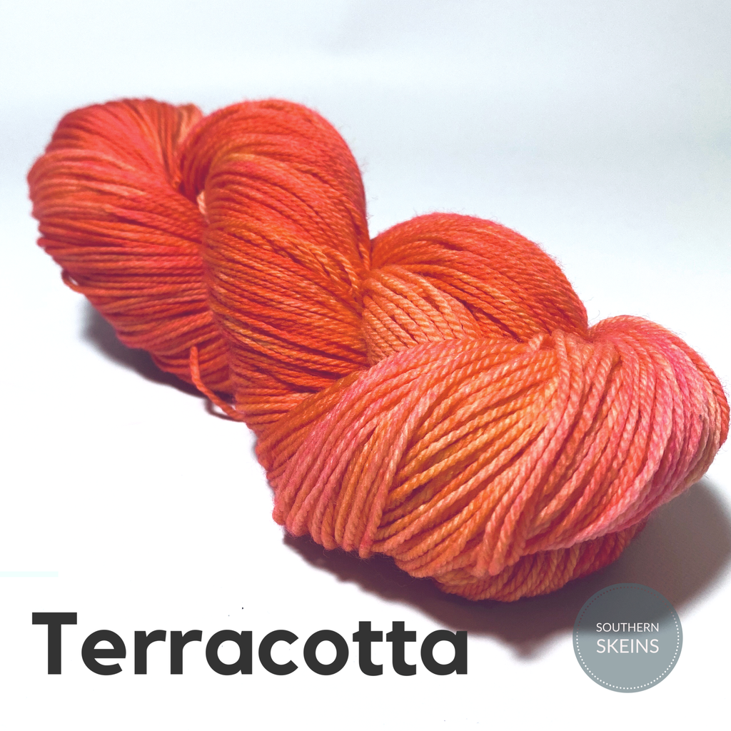 Terracotta Dyed to Order (DTO) Yarn