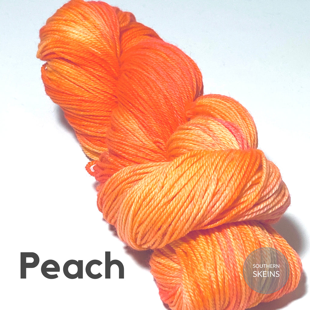 Peach Dyed to Order (DTO) Yarn