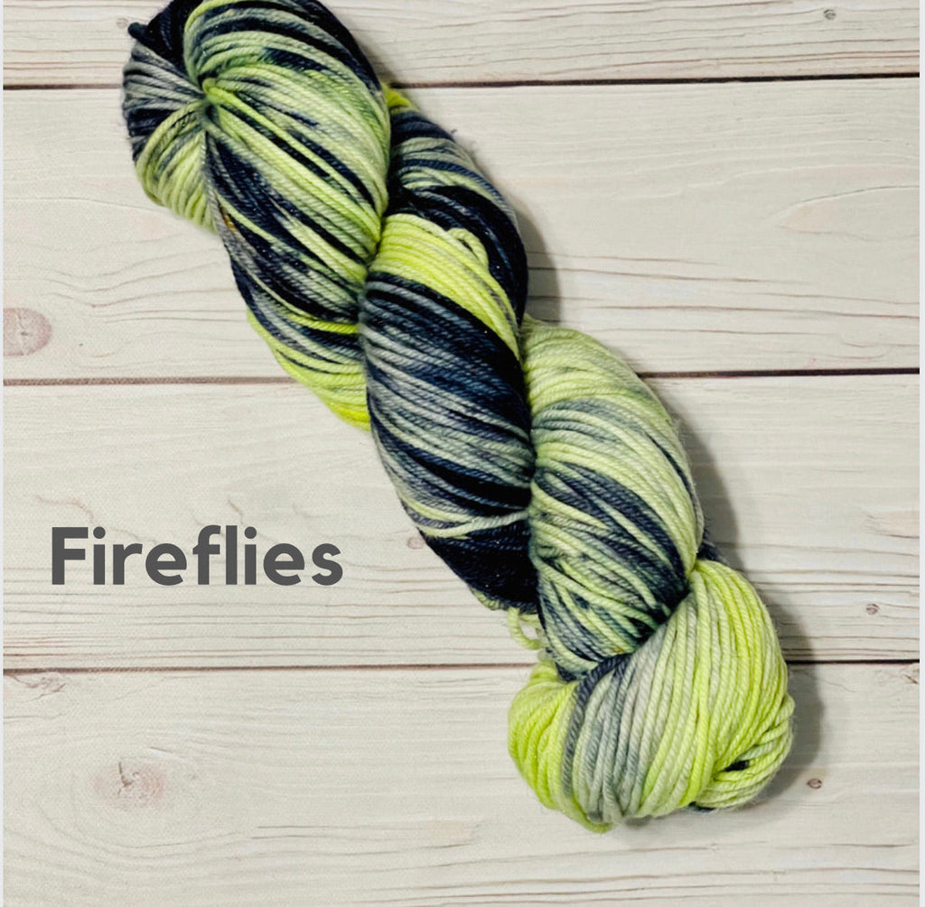 Fireflies Dyed to Order (DTO) Yarn