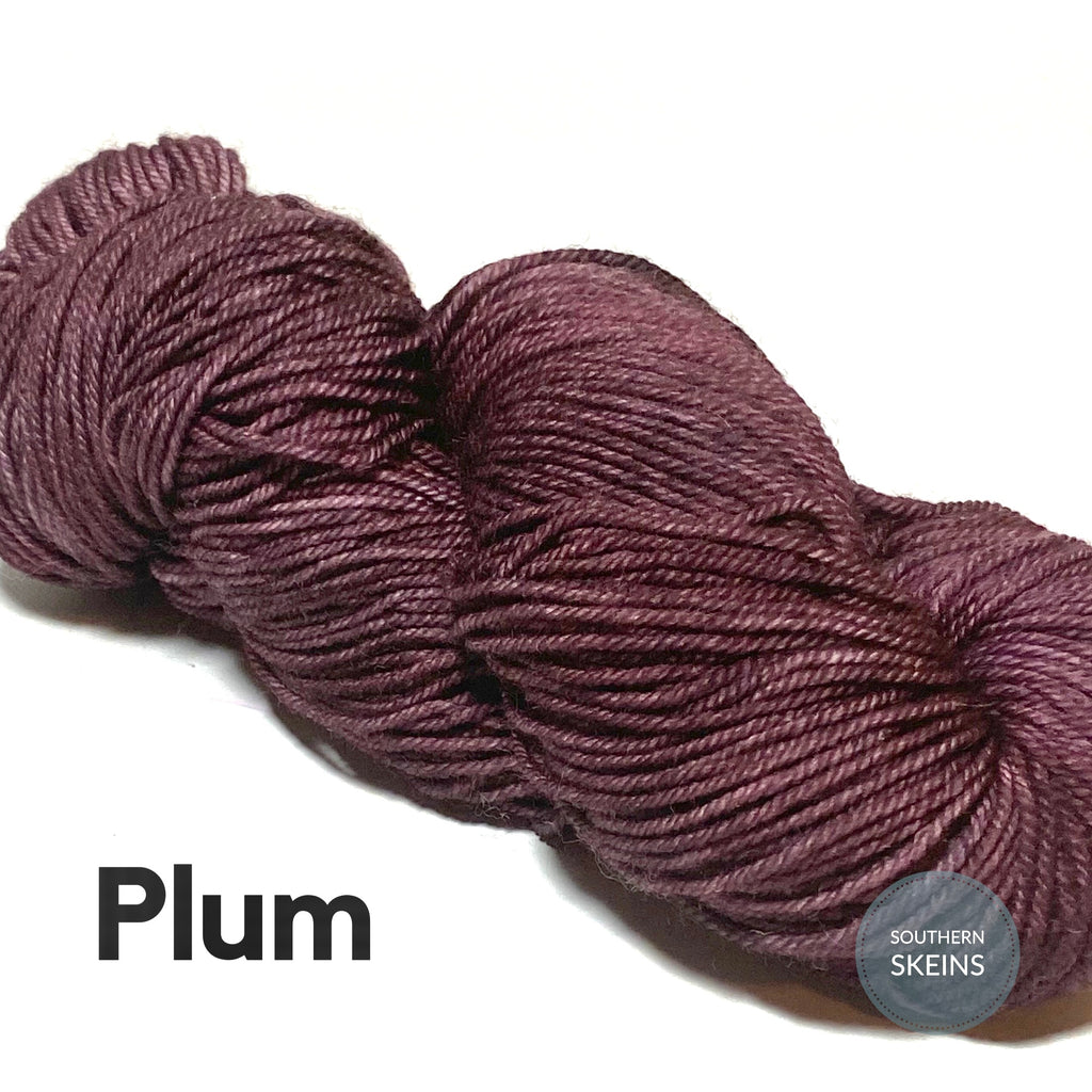 Plum Dyed to Order (DTO) Yarn