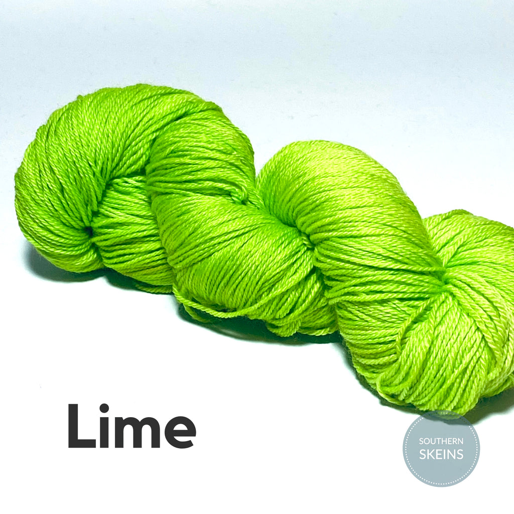 Lime Dyed to Order (DTO) Yarn